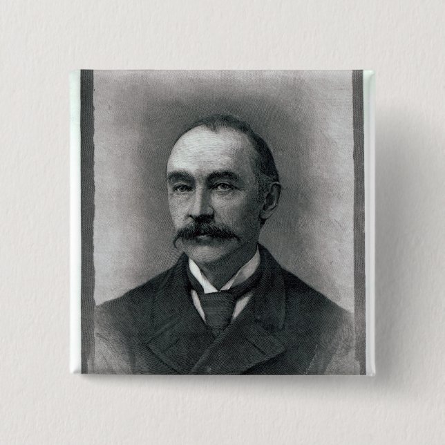 Thomas Hardy, 1892 15 Cm Square Badge (Front)