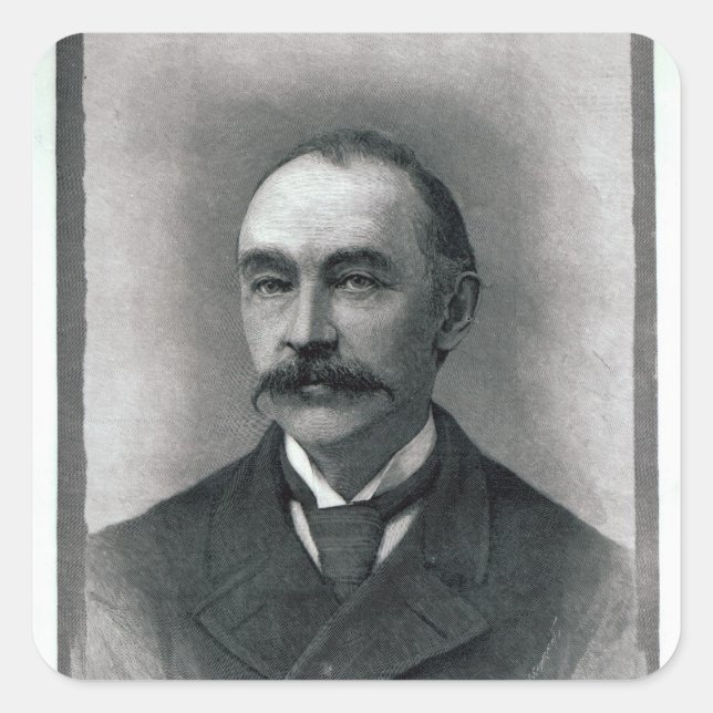 Thomas Hardy, 1892 Square Sticker (Front)