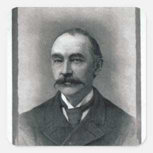 Thomas Hardy, 1892 Square Sticker