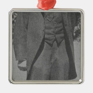 Thomas Hardy Metal Ornament