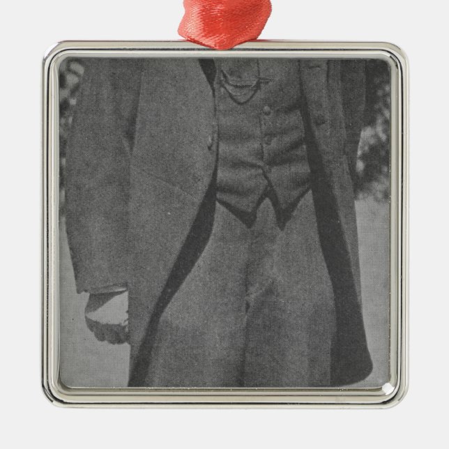 Thomas Hardy Metal Ornament (Front)