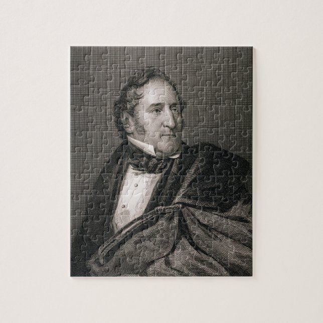 Thomas Hart Benton, engraved by William G. Armstro Jigsaw Puzzle (Vertical)