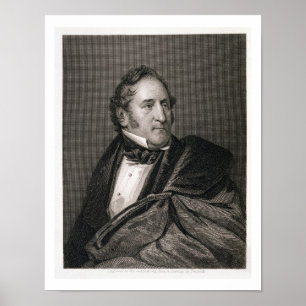Thomas Hart Benton, engraved by William G. Armstro Poster