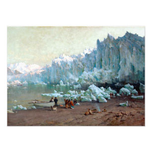 Thomas Hill's Muir Glacier, Alaska Photo Print