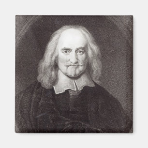 Thomas Hobbes  from 'Gallery of Portraits' Magnet