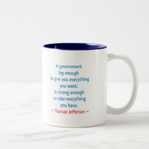 Thomas Jefferson #1 Two-Tone Coffee Mug
