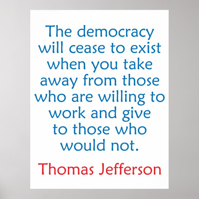 Thomas Jefferson #2 Poster (Front)