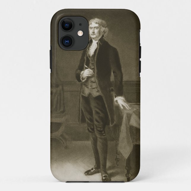 Thomas Jefferson, 3rd President of the United Stat Case-Mate iPhone Case (Back)