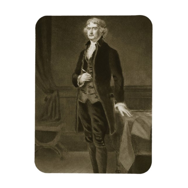 Thomas Jefferson, 3rd President of the United Stat Magnet (Vertical)