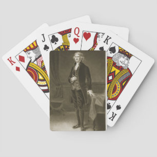 Thomas Jefferson, 3rd President of the United Stat Playing Cards