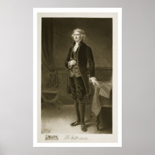 Thomas Jefferson, 3rd President of the United Stat Poster