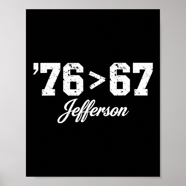 Thomas Jefferson 76 67 Self-evident Make History F Poster (Front)