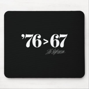 Thomas Jefferson 76 > 67 Self-evident Minimal M Mouse Pad