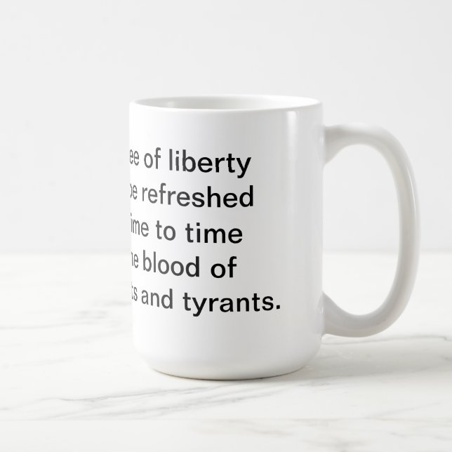 Thomas Jefferson Coffee Mug (Right)