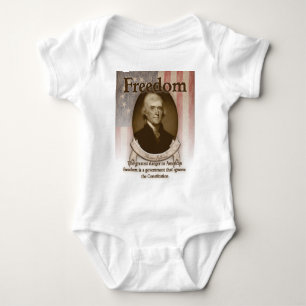 Thomas Jefferson – Freedom Baby Bodysuit