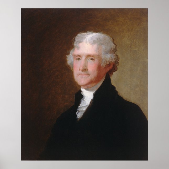Thomas Jefferson - Gilbert Stuart Fine Art Poster (Front)