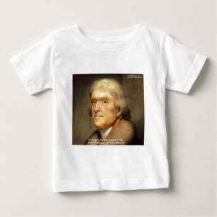 Thomas Jefferson "Honesty" Wisdom Quote Gifts Baby T-Shirt