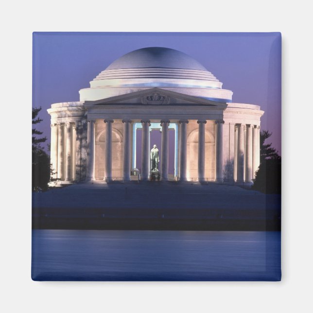 Thomas Jefferson Memorial at Dusk Magnet (Front)