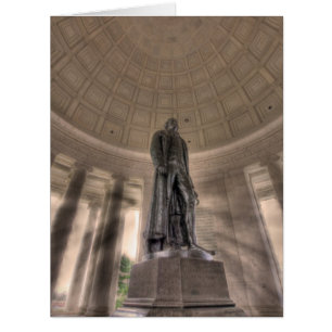 Thomas Jefferson Memorial Bronze Statue