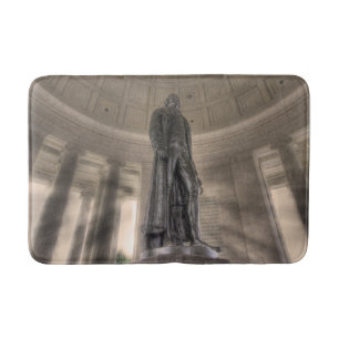 Thomas Jefferson Memorial Bronze Statue Bath Mat