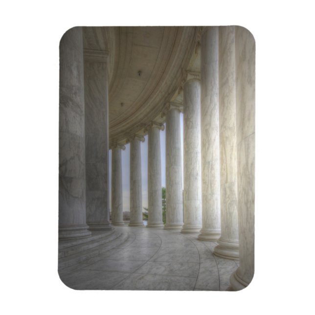 Thomas Jefferson Memorial Circular Colonnade Magnet (Vertical)
