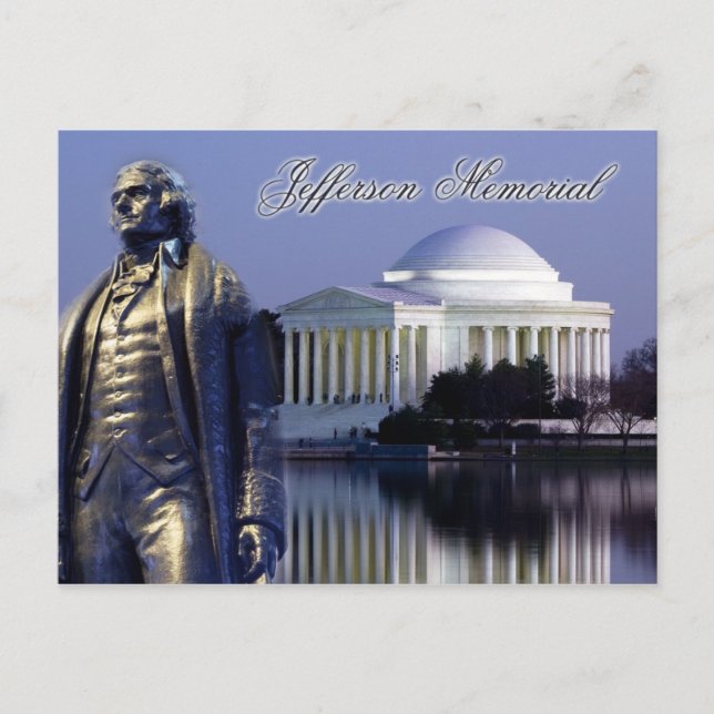 Thomas Jefferson Memorial, Washington, D.C. Postcard (Front)