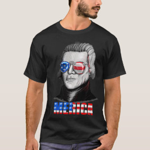 Thomas Jefferson Merica Patriotic 4th July T-Shirt
