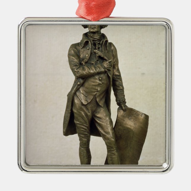 Thomas Jefferson Metal Ornament (Front)