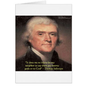 Thomas Jefferson "Neighbours Religion" Quote Gifts