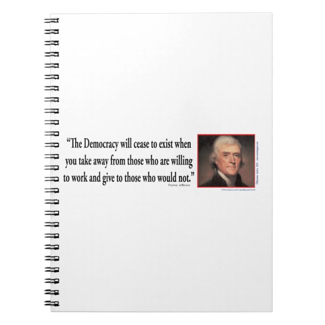 Thomas Jefferson Notebook (Front)