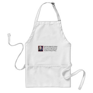 Thomas Jefferson on American Happiness Standard Apron