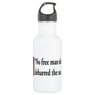 Thomas Jefferson on Gun Rights 532 Ml Water Bottle