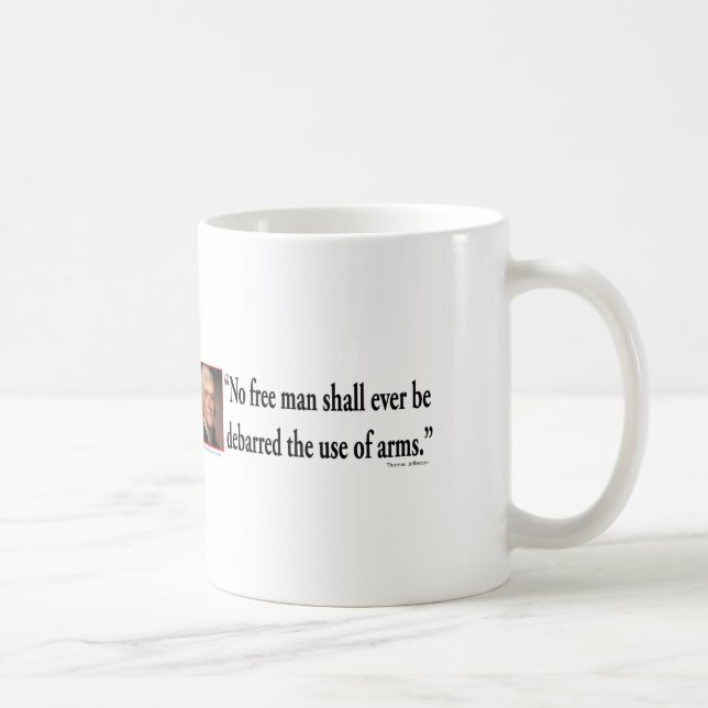 Thomas Jefferson on Gun Rights Coffee Mug (Right)