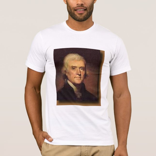 Thomas Jefferson, Our friendships ... - Customised T-Shirt (Front)
