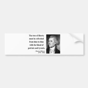 Thomas Jefferson Quote 12b Bumper Sticker