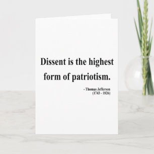 Thomas Jefferson Quote 15a Card