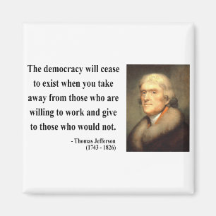 Thomas Jefferson Quote 3c Magnet