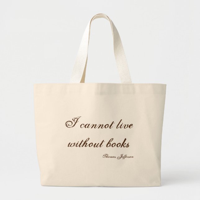Thomas Jefferson Quote Tote (Front)