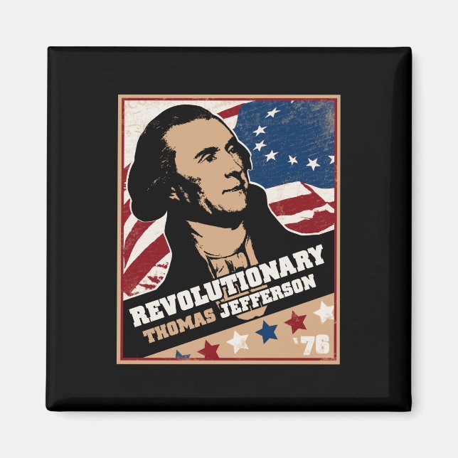 Thomas Jefferson Revolutionary Magnet (Front)