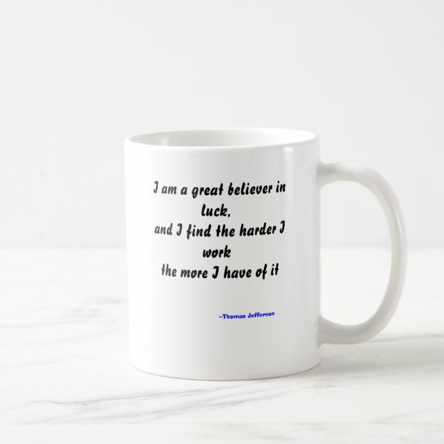 Thomas Jefferson Success Mug (Right)