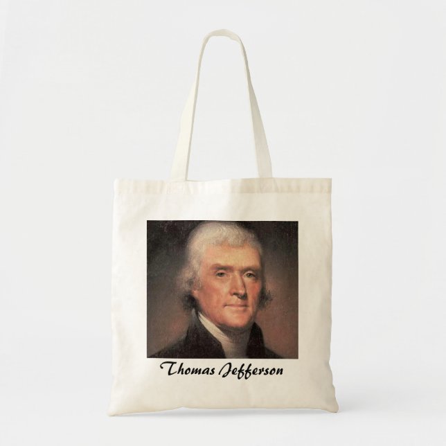 Thomas Jefferson Tote Bag (Front)