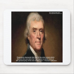 Thomas Jefferson Trickle Down Gifts & Cards Mouse Pad
