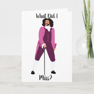 Thomas Jefferson "What Did I Miss?" Birthday Card