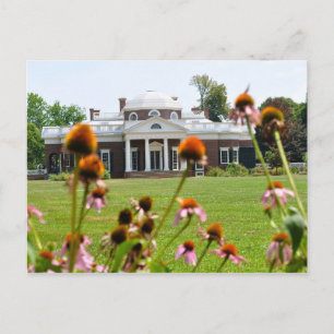 Thomas Jefferson's Monticello Postcard