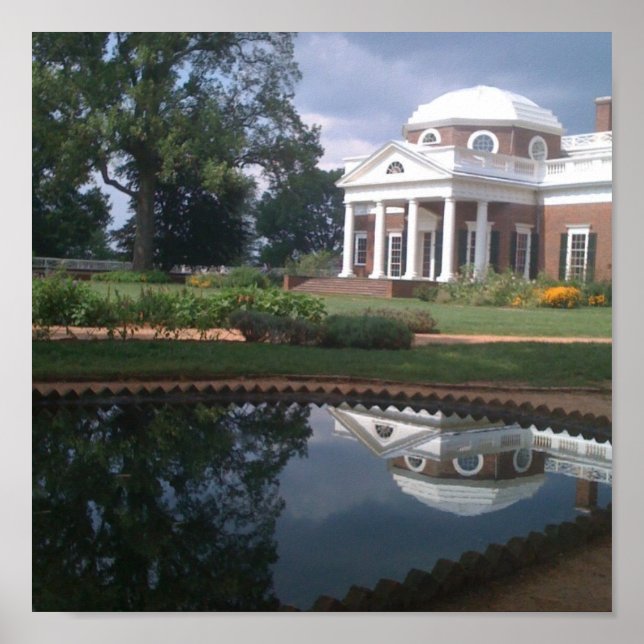 Thomas Jefferson's Monticello Poster (Front)