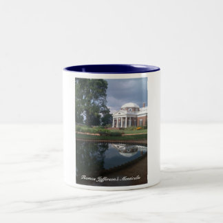 Thomas Jefferson's Monticello Two-Tone Coffee Mug