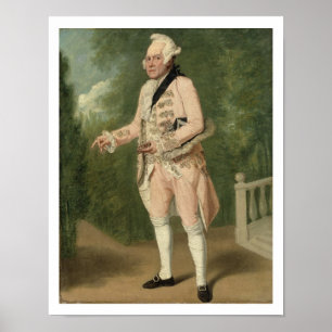 Thomas King as Lord Ogleby (oil on canvas) Poster