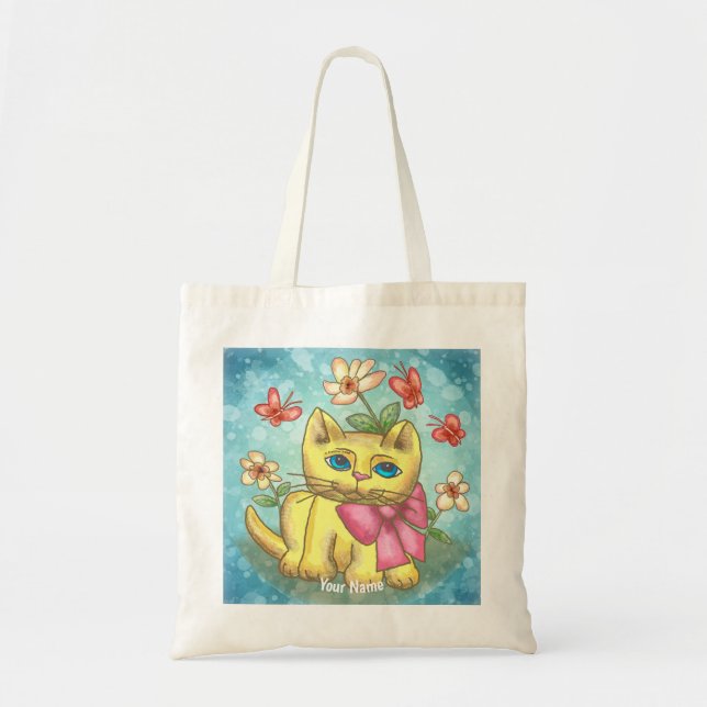 Thomas Kitten Cat Tote Bag (Front)