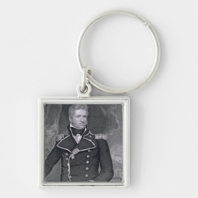 Thomas Macdonough (1783-1825) engraved by John B. Key Ring (Front)