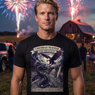 Thomas Massie For President 2028 Anti War Liberty T-Shirt